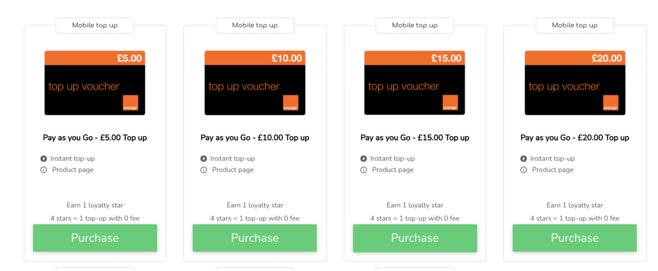 Orange internet: data bundle