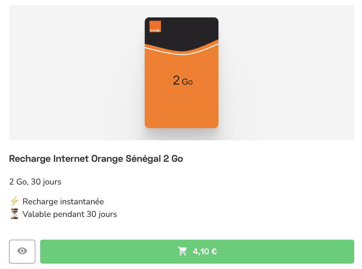 Forfait Orange Sénégal sn : les meilleurs tarifs 