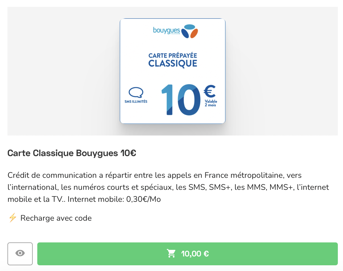 Recharge forfait Bouygues : toutes les offres