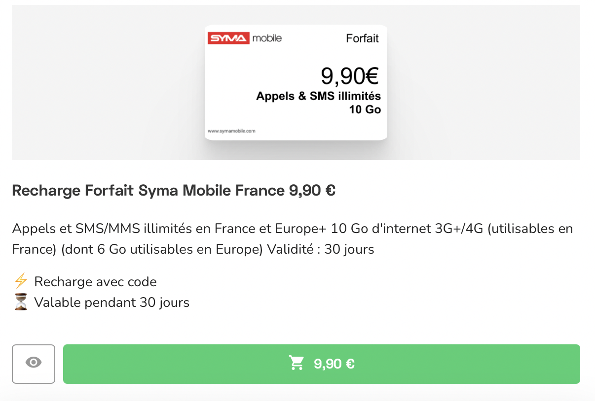 Recharge internet : à quel prix ?