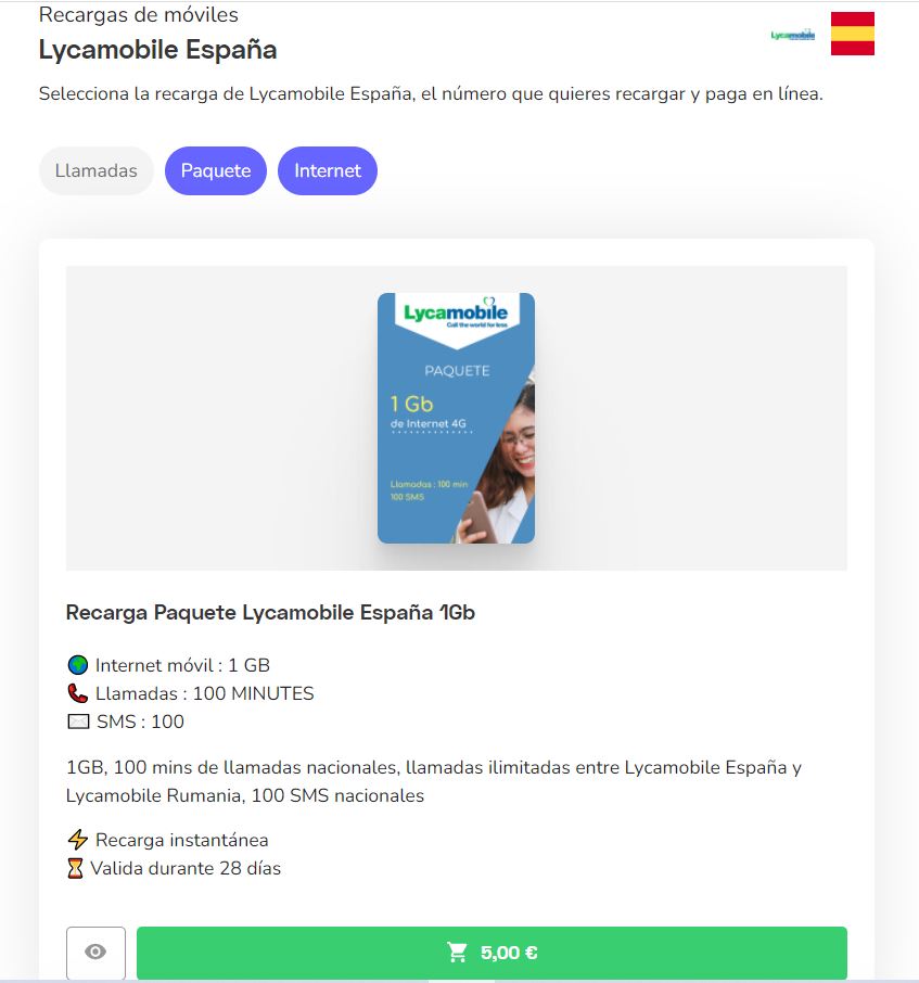 activar tarjeta Lycamobile