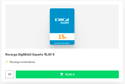 recargar datos Digi Mobil / ofertas para tu móvil