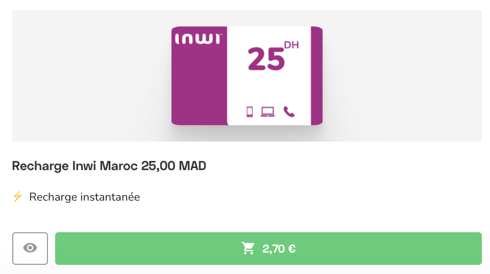 Recharge Inwi en ligne : les meilleures offres