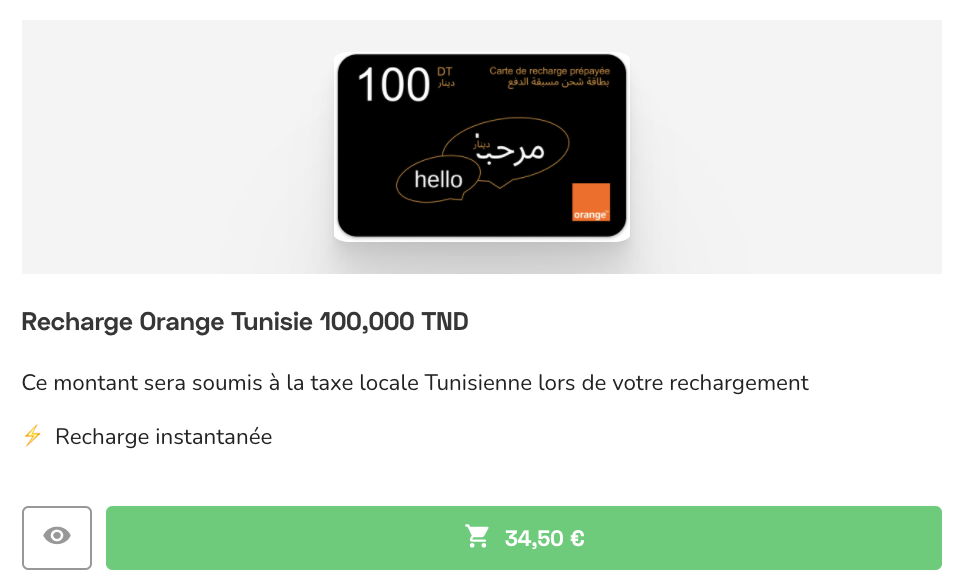 Appel Orange Tunisie : les meilleures offres avec Monisnap