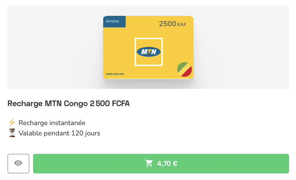 MTN Congo : les meilleurs prix avec Monisnaop