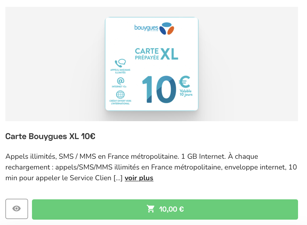 Recharge crédit Bouygues : offres