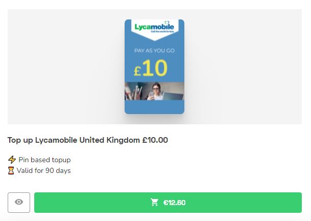 Lycamobile bundle codes: find how to get a code