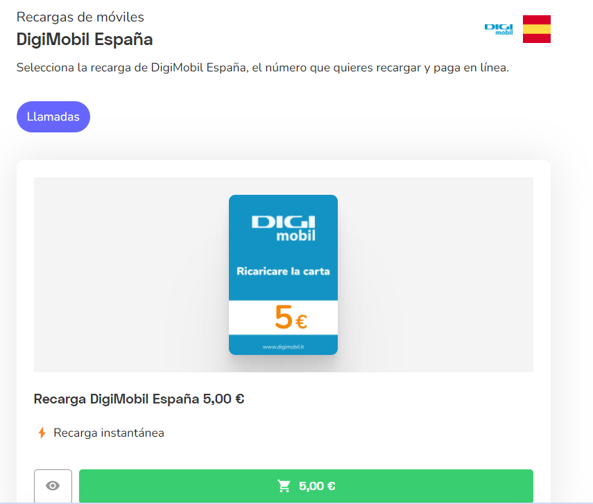 Recarga digi mobil prepago: ofertas para tu móvil