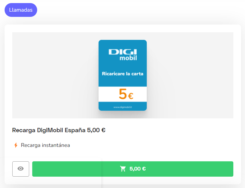 Digi mobil recarga internet: toda la información