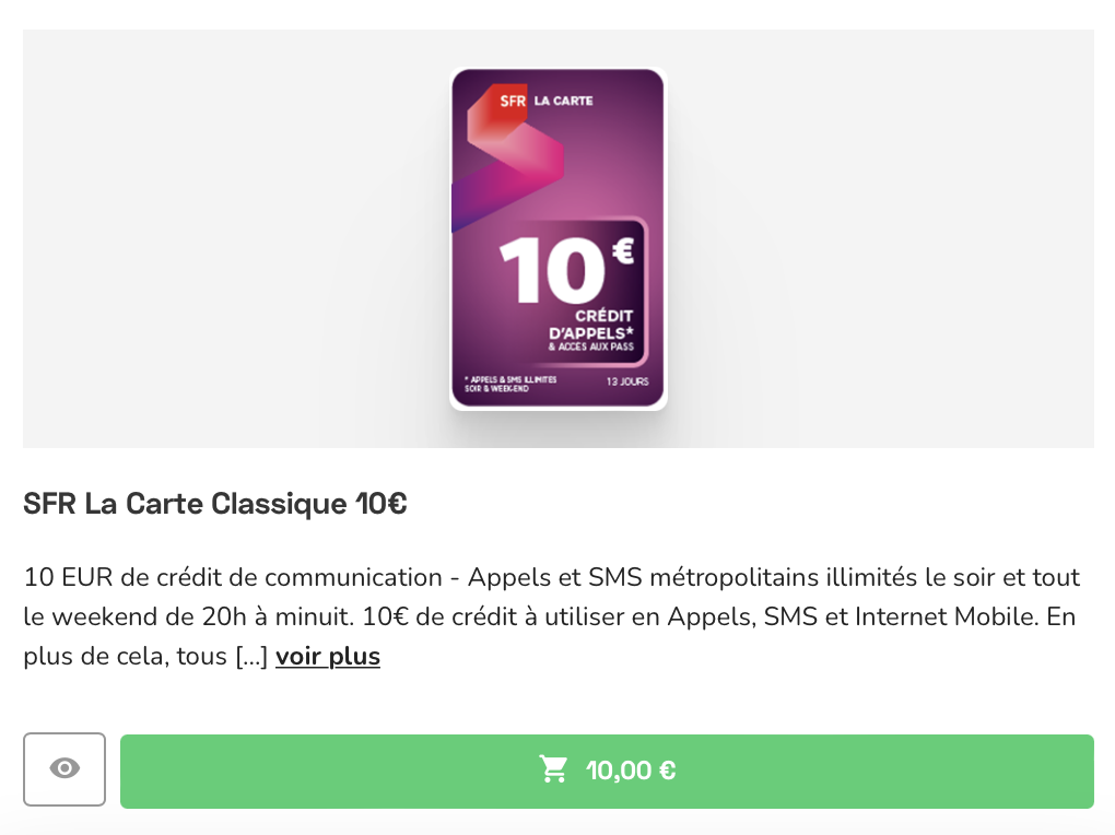SFR Topengo : guide