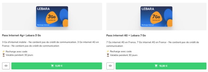 Recharger Lebara Mobile : recharge en ligne