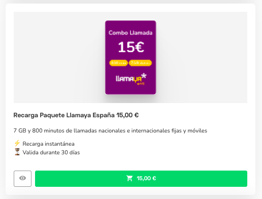 Llamaya tarjeta: las mejores ofertas del mercado