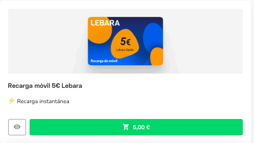 Lebara prepago: ofertas y promociones