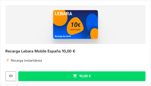 Lebara prepago: las mejores ofertas