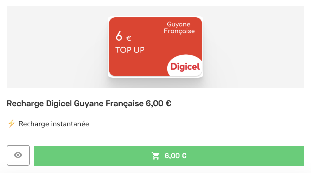 Forfait Digicel : prix